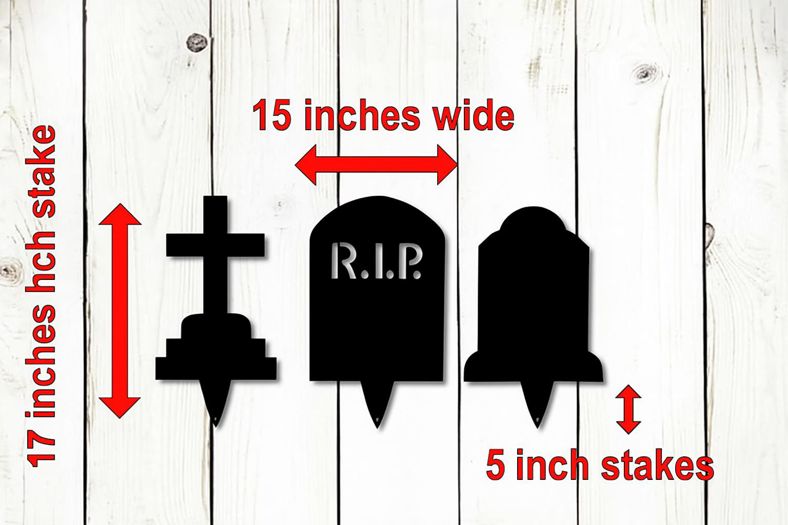 Halloween Tombstones Yard Décor , Zombie Graveyard (Set of 3)