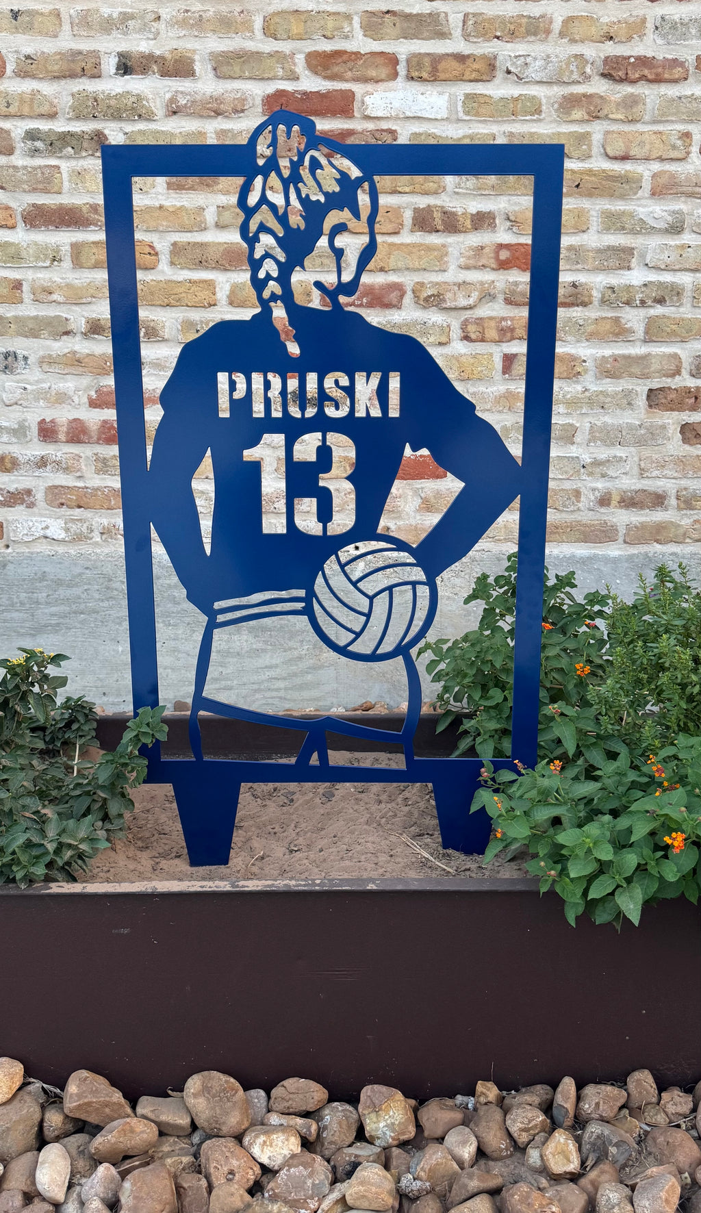Custom Volleyball Yard Sign