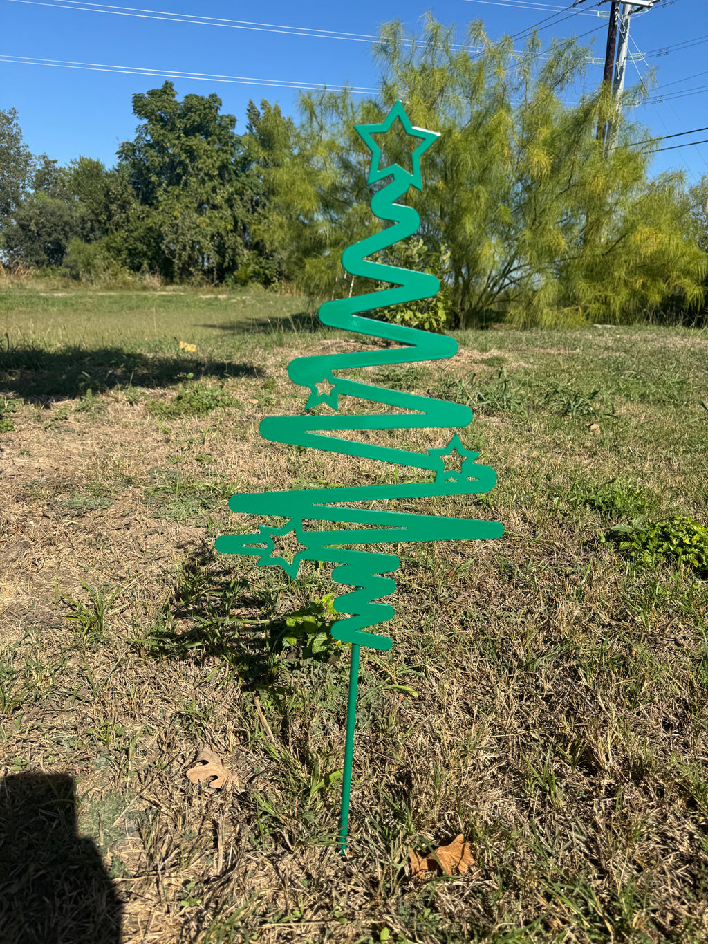Christmas Tree Yard Stakes