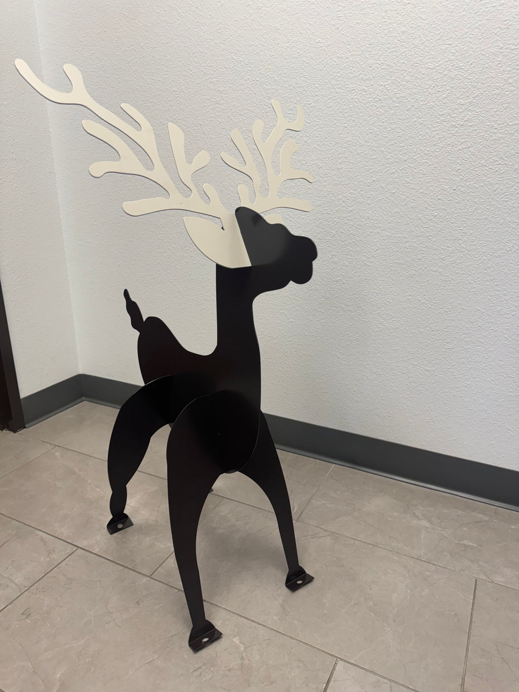 Reindeer Metal Yard Decor