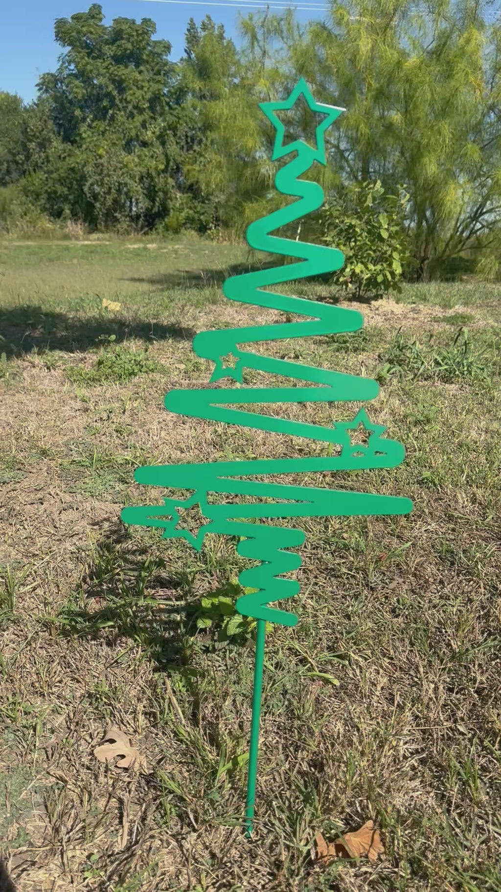 Christmas Tree Yard Stakes