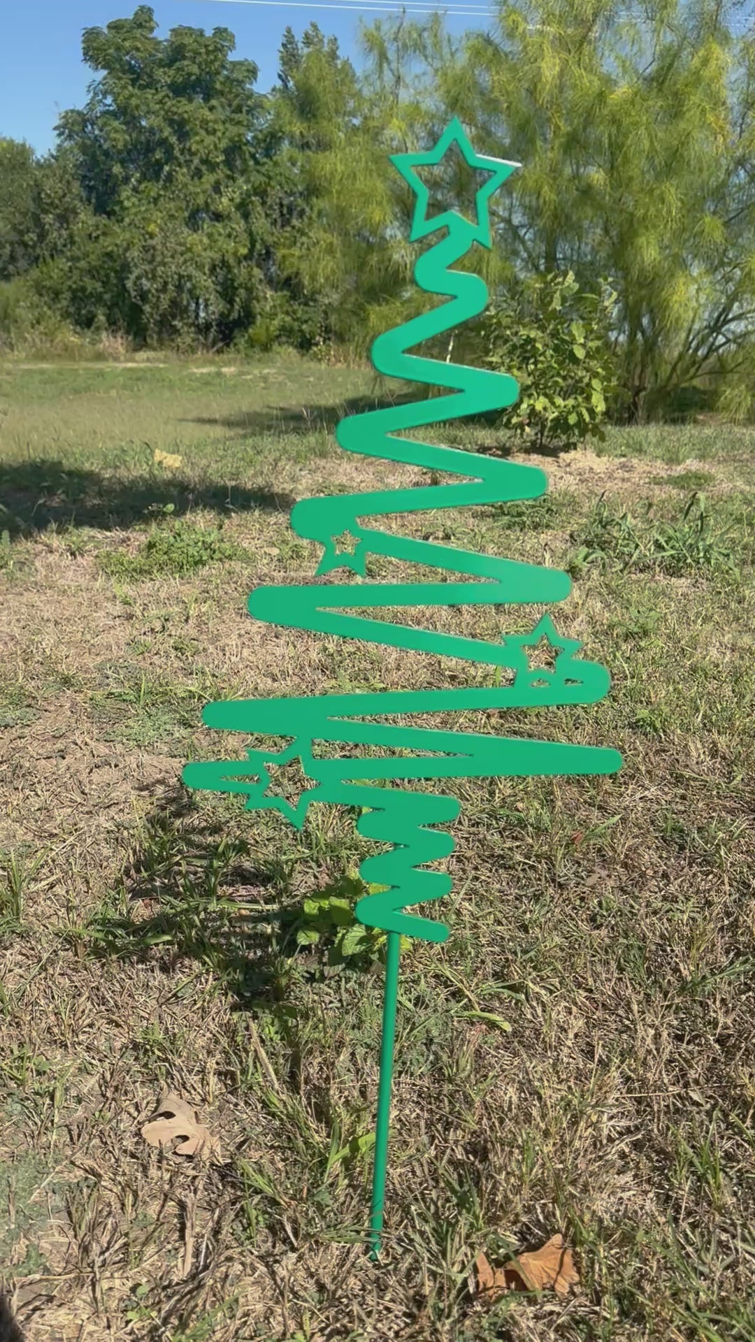 Christmas Tree Yard Stakes