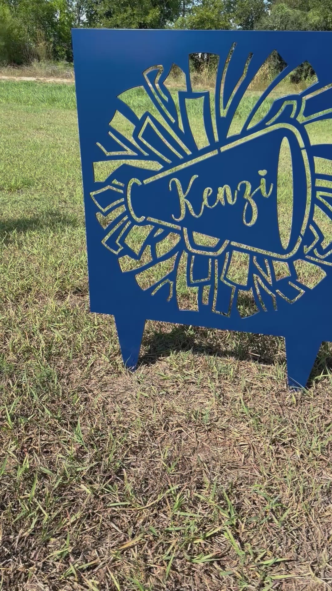 Custom Cheer Yard Sign